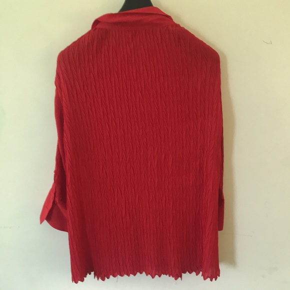 Rene Margo 3X Blouse 3Quarter Sleeve - Picture 2 of 5